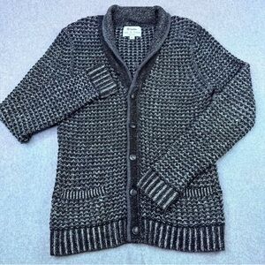 rag & bone Charcoal and Light Gray Knit Cardigan